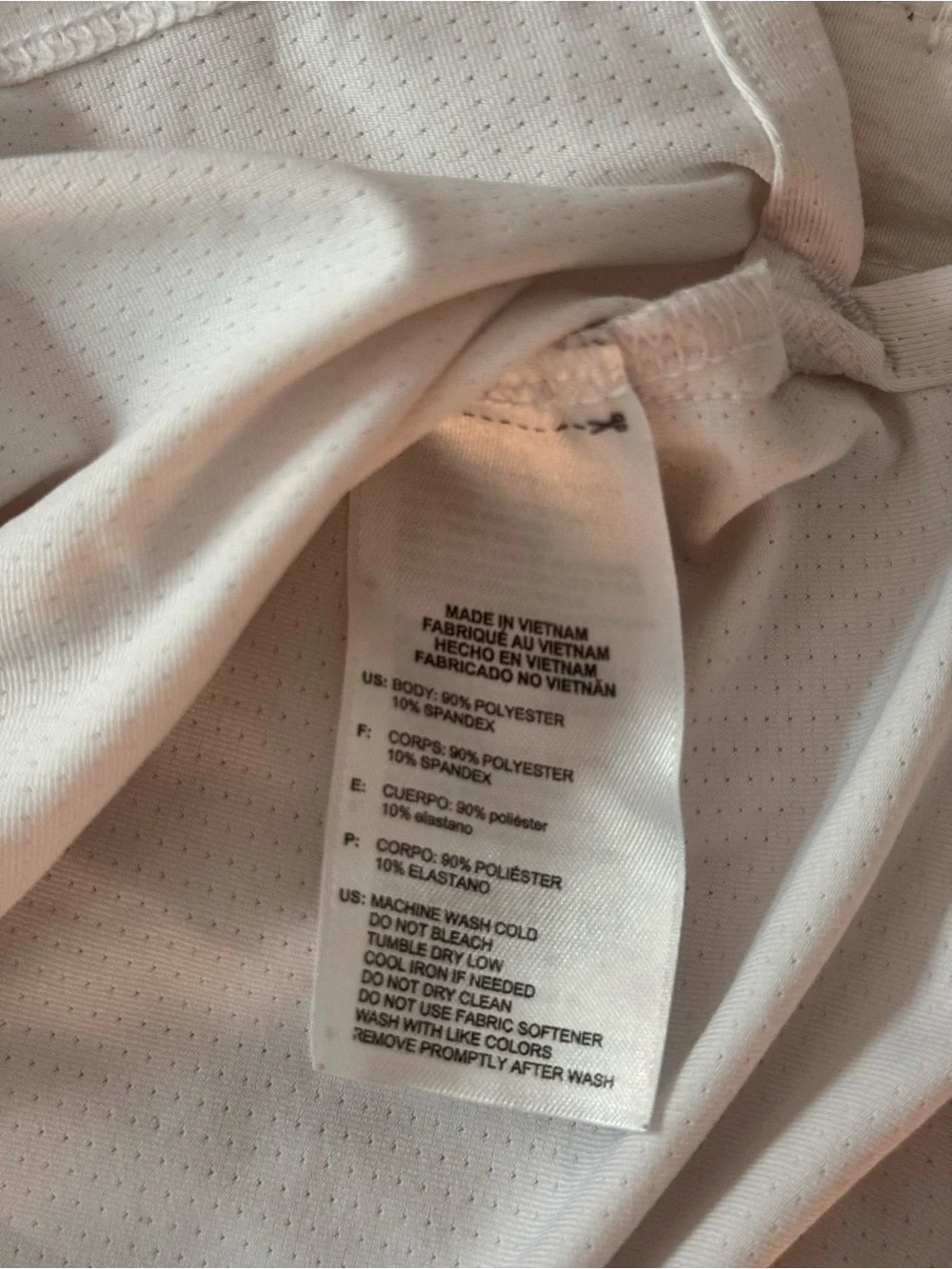 Adidas white Climacool performance golf polo- Size S